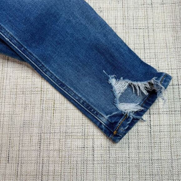 rag & bone Cate Mid-Rise Skinny Slim Fit Mid Indigo Jean Hazy Daze Size 25‎ - Picture 2 of 7